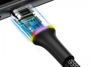 کابل فست شارژ تایپ سی بیسوس مدل Halo Data Cable به طول 1 متر