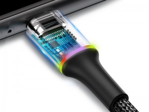 کابل فست شارژ لایتنینگ بیسوس مدل Halo Data Cable به طول 1 متر
