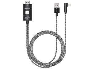 کابل تبدیل لایتنینگ و USB به HDMI دیویا مدل Storm Series HDMI Cable