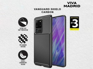 کاور ویوا مادرید مدل Carbono Vanguard مناسب برای گوشی موبایل سامسونگ S20 Plus