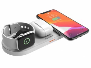 شارژر بی سیم چهار کاره پرودو مدل PD-FWCH001 4-in-1 Slim Charging Base