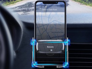 پایه نگهدارنده هوشمند گوشی موبایل بیسوس مدل Mini Electric Car Phone Holder