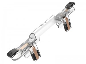 دسته بازی PUBG راک مدل  RPH0871 Retractable Shooting Game Controller