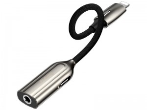 مبدل لایتنینگ به صدا AUX و پورت شارژ بیسوس مدل L56