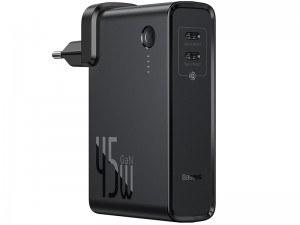 پاور بانک 10000 میلی آمپر و شارژر دیواری فست شارژ بیسوس مدل GaN Charger