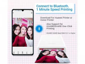 پرینتر قابل حمل چاپ سریع عکس هوآوی مدل Portable Photo Printer