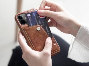 کاور چرمی اورجینال نیلکین مدل Aoge Leather Case مناسب برای گوشی موبایل iPhone 12 mini