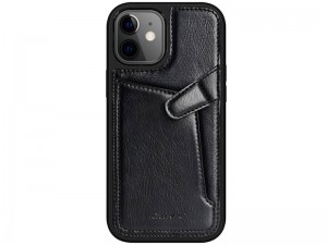 کاور چرمی اورجینال نیلکین مدل Aoge Leather Case مناسب برای گوشی موبایل iPhone 12 mini