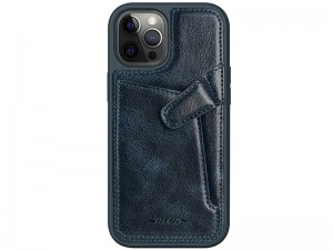 کاور چرمی اورجینال نیلکین مدل Aoge Leather Case مناسب برای گوشی موبایل iPhone 12/12 Pro