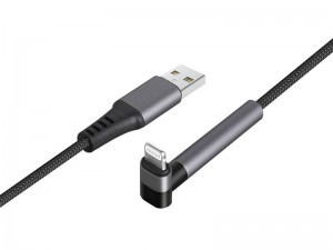 کابل لایتنینگ مخصوص بازی انرژیا مدل Energea Alutough USB-A TO MFI Lightning ANTI-Microbial Video Standing Cable 1.5M