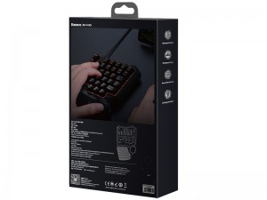 کیبورد مخصوص بازی بیسوس مدل GAMO One-Handed Gaming Keyboard GMGK01-01