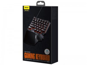 کیبورد مخصوص بازی بیسوس مدل GAMO One-Handed Gaming Keyboard GMGK01-01