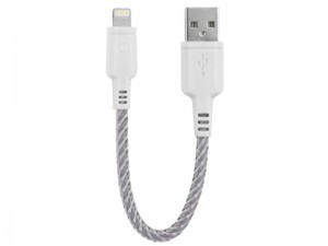 کابل فست شارژ لایتنینگ انرژیا مدل NyloTough به طول 16 سانتی‌متر