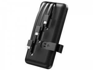 پاور بانک 10000 میلی آمپر ریمکس مدل RL-PB01 با کابل متصل