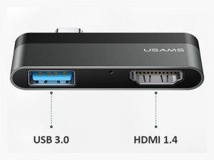 هاب تایپ سی 2 پورت یوسمز مدل US-SJ462