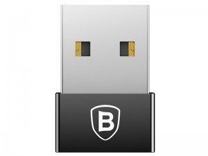 مبدل USB به Type-C بیسوس مدل Exquisite USB Male to Type-C Female Adapter Converter