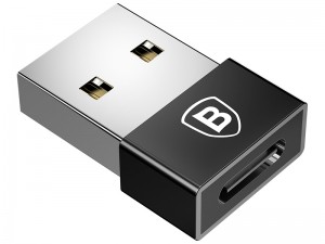 مبدل USB به Type-C بیسوس مدل Exquisite USB Male to Type-C Female Adapter Converter