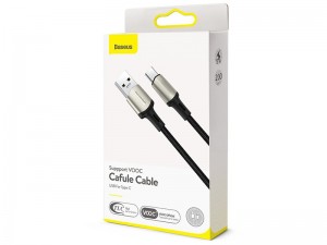 کابل سوپر شارژ تایپ سی بیسوس مدل Suppport VOOC Cafule Cable CATKLF-VB01 به طول 2 متر