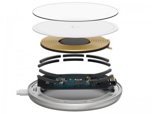 شارژر وایرلس مگنتی بیسوس مدل Simple Mini Magnetic Wireless Charger WXJK-F01 مناسب سری 12 آیفون