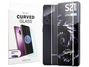 محافظ صفحه نمایش UV مناسب برای گوشی موبایل سامسونگ S21 Ultra