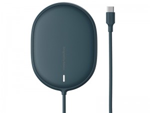 شارژر وایرلس مگنتی بیسوس مدل Light Magnetic Wireless Charger WXQJ-03 مناسب سری 12 آیفون