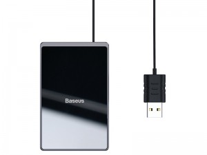 شارژر وایرلس مینی بیسوس مدل Card Ultra-thin Wireless Charger WX01B-01