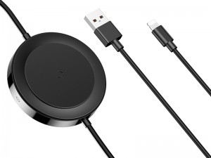 شارژر وایرلس و کابل شارژ لایتنینگ بیسوس مدل IP Cable Wireless Charger WXCA-01