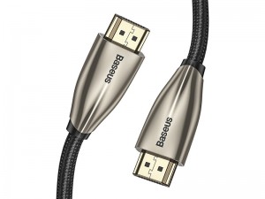 کابل HDMI بیسوس مدل Horizontal 4K HDMI Male to 4K HDMI Male Adapter Cable CADSP-A01 به طول 1 متر
