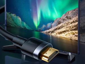 کابل HDMI بیسوس مدل Cafule 4K HDMI Male to 4K HDMI Male Adapter Cable CADKLF-E01 به طول 1 متر