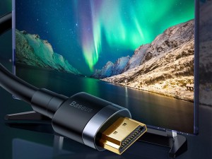 کابل HDMI بیسوس مدل Cafule 4K HDMI Male to 4K HDMI Male Adapter Cable CADKLF-F01 به طول 2 متر