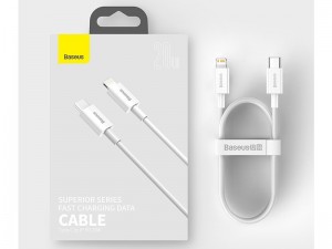 کابل فست شارژ Type-C به Lightning بیسوس مدل Superior Series Fast Charging Data Cable CATLYS-A02