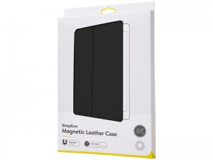 کیف آهنربایی تبلت بیسوس مدل Simplism Magnetic Leather Case LTAPIPD-GSM0J مناسب برای آیپد ایر 10.9 اینچی 2020