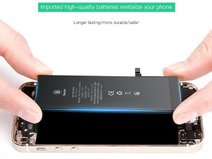باتری موبایل بیسوس مدل ACCB-BIP6S با ظرفیت 2200mAh مناسب برای گوشی موبایل اپل iPhone 6S