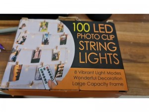 ریسه ال ای دی کنترل دار مدل 100LED Photo Clip String Lights