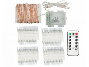 ریسه ال ای دی کنترل دار مدل 100LED Photo Clip String Lights