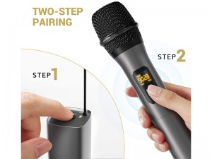 میکروفون بی‌سیم دوتایی تونور مدل TW-630 Wireless Microphone