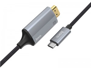 کابل تبدیل Type-C به HDMI هوکو مدل UA13 به طول 1.8 متر