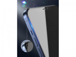 محافظ صفحه نمايش بیسوس مدل Curved Screen Anti-peeping SGAPIPH67N-ATG01 مناسب برای گوشی موبایل اپل iPhone 12 Pro Max (پک 2 عددی)