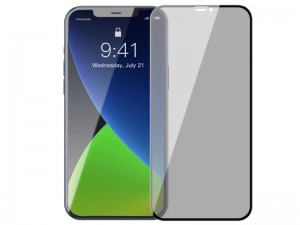 محافظ صفحه نمايش بیسوس مدل Curved Screen Anti-peeping SGAPIPH67N-ATG01 مناسب برای گوشی موبایل اپل iPhone 12 Pro Max (پک 2 عددی)