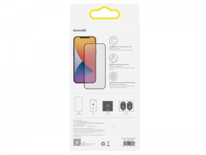 محافظ صفحه نمايش بیسوس مدل Curved Screen Soft Edge SGAPIPH61P-PE01 مناسب برای گوشی موبایل اپل iPhone 12/12 Pro (پک 2 عددی)