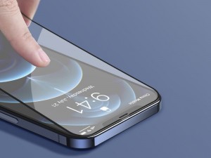 محافظ صفحه نمايش بیسوس مدل Curved Screen Anti-Blue light SGAPIPH61P-KP01 مناسب برای گوشی موبایل اپل iPhone 12/12 Pro (پک 2 عددی)