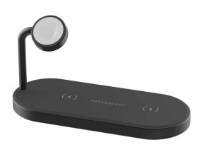 شارژر بی سیم چهار کاره پاورولوژی مدل P41MFCHBK 4in1 Fast Charging Power Dock