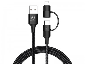 کابل شارژ سریع تایپ سی دو کاره مک دودو مدل CA-6800