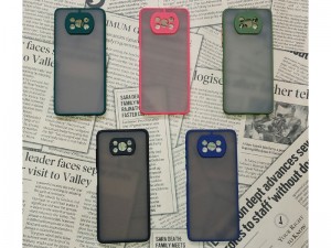 کاور پشت مات دور رنگی مناسب برای گوشی موبایل شیائومی Poco X3/Poco X3 Pro/Poco X3 NFC