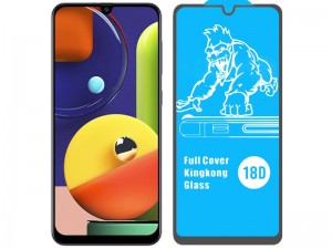 محافظ صفحه نمایش ایربگ دار آرمور مدل Full Cover Kingkong Glass مناسب برای گوشی موبايل سامسونگ A30s
