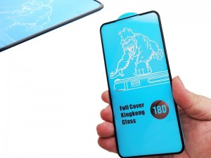 محافظ صفحه نمایش ایربگ دار آرمور مدل Full Cover Kingkong Glass مناسب برای گوشی موبايل شیائومی Redmi Note 8