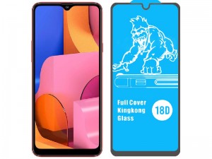 محافظ صفحه نمایش ایربگ دار آرمور مدل Full Cover Kingkong Glass مناسب برای گوشی موبايل سامسونگ A20s