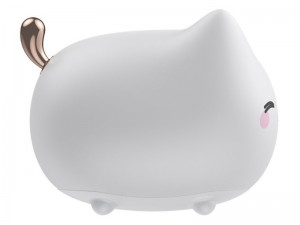 چراغ خواب عروسکی بیسوس طرح گربه مدل kitty Silicone Night Light DGAM-A02