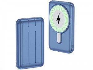 پاور بانک 10000 میلی آمپر وایرلس گرین مدل PB-001 Magsafe 15W