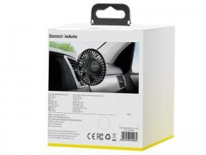 پنکه داخل خودرو بیسوس مدل Departure Vehicle Fan CXQC-A03 (Air Outlet Type) دریچه کولری